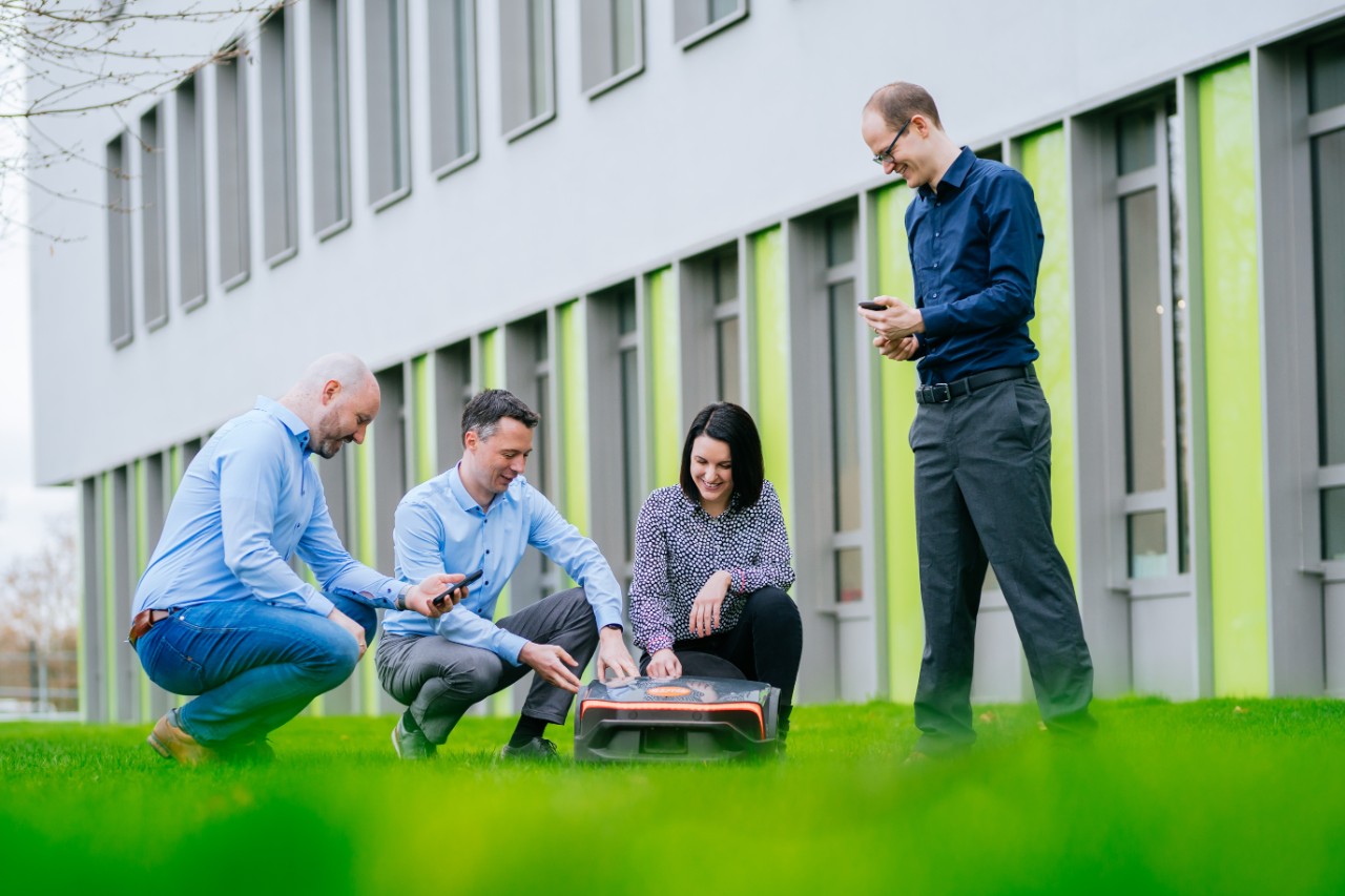 Het iMow robotteam